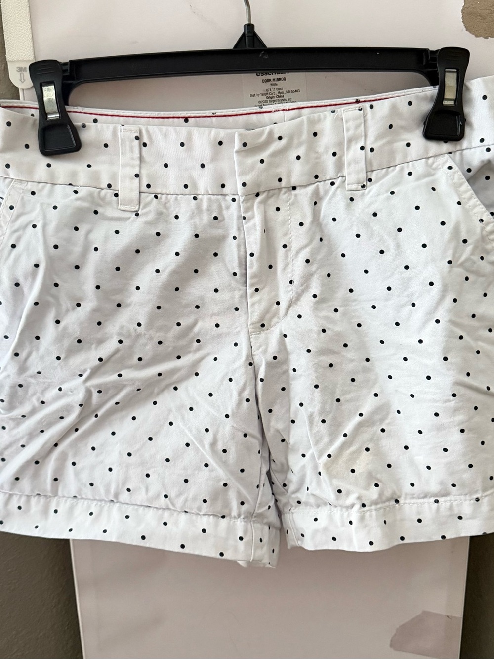 Polo by Ralph Lauren White Shorts with Black Polka Dots